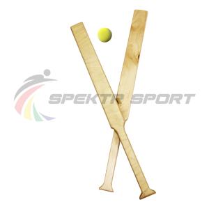 Купить Набор бита для лапты (две биты + один мяч) в чехле в Краснознаменске 