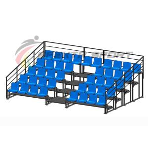 Купить Трибуна для зрителей 5 рядов на 42 места с перилами в Краснознаменске 